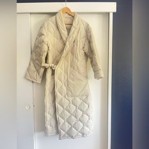 Down Feather Quilted Robe